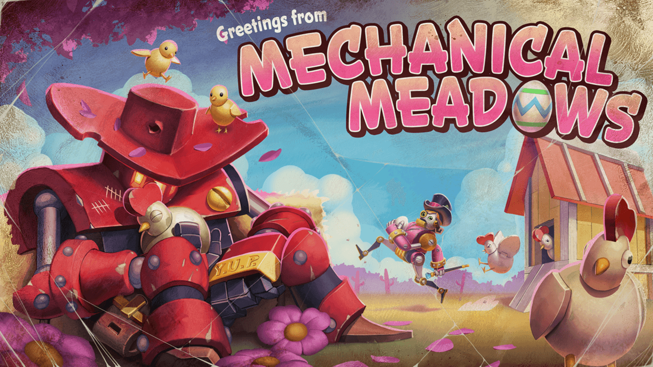 SteamWorld Build - Mechanical Meadows postcard